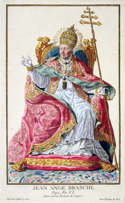 Pope Pius VI (1717-99) from 